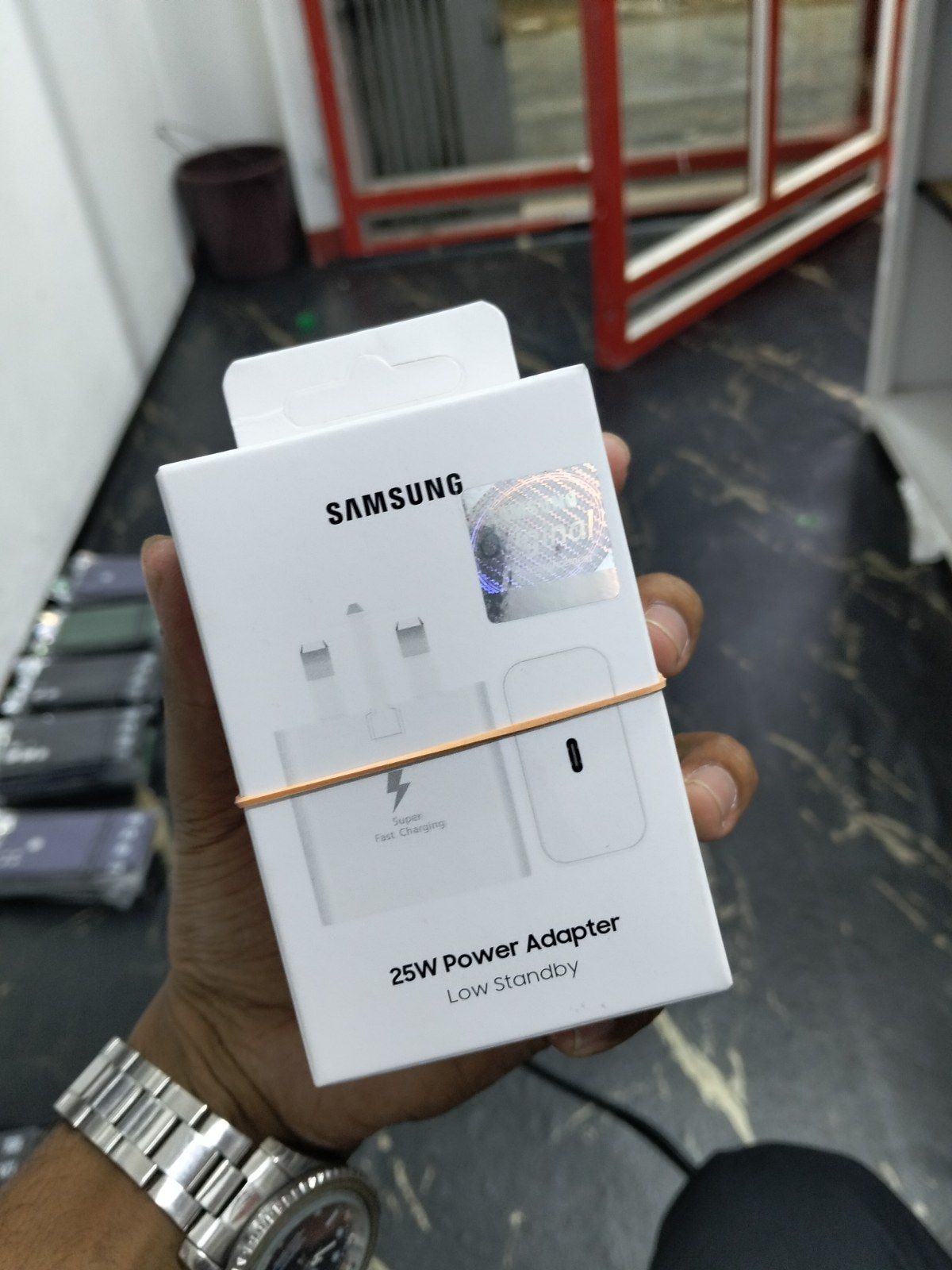 25w Power Adapter white